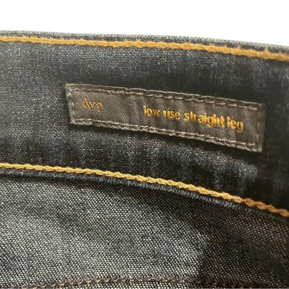 COH Ava Premium Stretch Denim Jeans Low Rise Straight Cut 9438 Sz 27 EUC - Picture 5 of 7